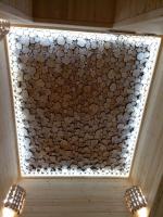 Продажа панно для бани и сауны 1000х1000 "можжевельник" 3d, шлиф., кв.м. в Альметьевске  в интернет-магазине Vseizdereva