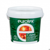 Продажа пропитка защитная для бани и сауны "eurotex" сауна 0,9кг (+5°c) //6 в Альметьевске  в интернет-магазине Vseizdereva