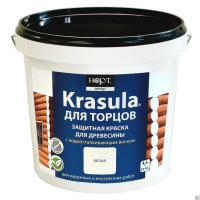 Продажа краска для торцов "krasula" белая 1,3кг (+5°c) в Альметьевске  в интернет-магазине Vseizdereva