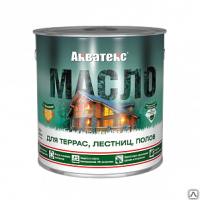 Продажа масло для террас, лестниц, полов "акватекс" 2,5л (-40°c) в Альметьевске  в интернет-магазине Vseizdereva
