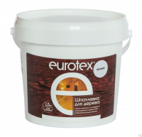 Продажа шпатлевка для дерева (акрил) "eurotex" сосна 1,5кг (+5°c) в Альметьевске  в интернет-магазине Vseizdereva