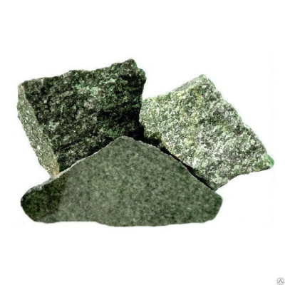 Продаем камни для бани (колотые) жадеит хакасский (коробка 10кг) фракция 70-150 в Альметьевске по доступным ценам.