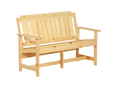 Продаем скамейка садовая со спинкой (лиственница) 1375х550х920 "дачная" в Альметьевске по доступным ценам.