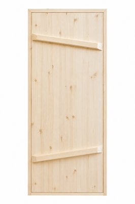 Продаем дверь с коробкой (хвоя) 700х1800х170 "крестьянская" (сорт ав) в Альметьевске по доступным ценам.