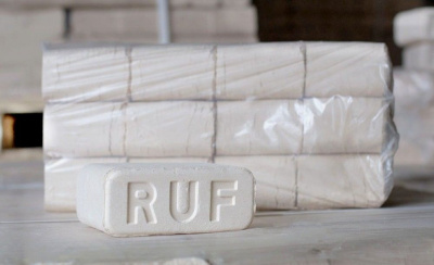 Продаем брикет топливный (береза пыль) "ruf" 10кг  //96 в Альметьевске по доступным ценам.