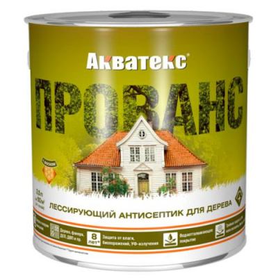 Продаем пропитка защитно-декор. "акватекс-прованс" тик 2,5л (-40°c) в Альметьевске по доступным ценам.