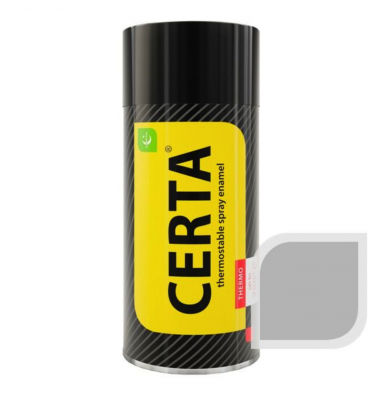 Продаем эмаль термостойкая "certa" (аэрозольный баллон) серебристая 520мл (-30°c) в Альметьевске по доступным ценам.
